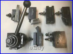 Aloris BXA quick change tool post and holders (Machinist Metal Lathe)