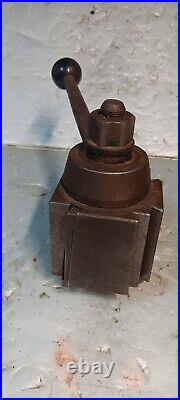 Aloris CA Quick Change Tool Post With Mounting Block And Bolt Aloris CA Quick Change Tool Post With Mounting Block And Bolt