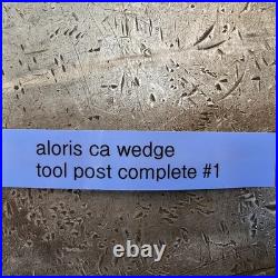 Aloris CA Wedge Style Quick Change Lathe Tool Post Complete #1