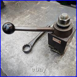 Aloris CA Wedge Style Quick Change Lathe Tool Post Complete with Wrench #2