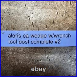 Aloris CA Wedge Style Quick Change Lathe Tool Post Complete with Wrench #2