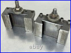 Aloris CXA1 & CXA2 Lathe Tool Holder Quick Change (Lot of 2)