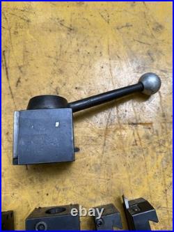 Aloris CXA Quick Change Tool Post Holder Set Metal Lathe Wedge Style