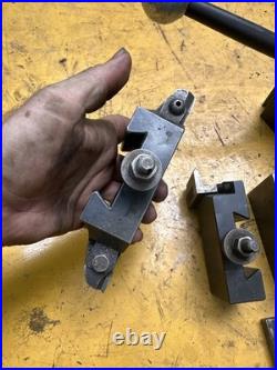 Aloris CXA Quick Change Tool Post Holder Set Metal Lathe Wedge Style