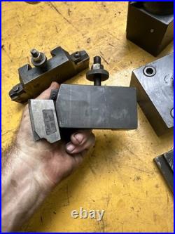 Aloris CXA Quick Change Tool Post Holder Set Metal Lathe Wedge Style