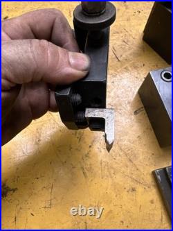 Aloris CXA Quick Change Tool Post Holder Set Metal Lathe Wedge Style