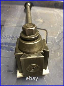 Aloris Cxa Quick Change Tool Post Piston Style Metal Lathe W 2 Tool Holders