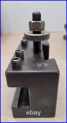 Aloris DA Quick-Change Tool Post with Holders 5 Piece Set