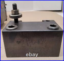 Aloris DA Quick-Change Tool Post with Holders 5 Piece Set