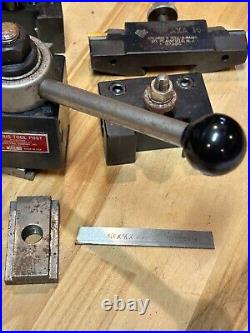 Aloris Model AXA Lathe Tool Post Set