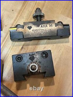 Aloris Model AXA Lathe Tool Post Set