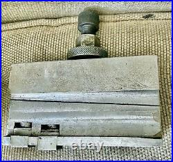 Aloris Model C Quick-Change Lathe Tool Post with2 Aloris C1 Holders and 2 Unmarked