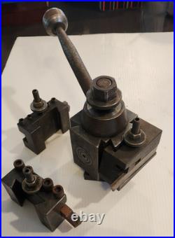 Aloris Quick Change Tool Post With Three Tool Holders