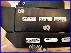 Ati Set Tool & Master Robotic Quick Change Adapters Qc028 & Qc28 Good Ati Set Tool & Master Robotic Quick Change Adapters Qc028 & Qc28 Good