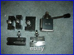 Atlas Craftsman 6 Inch Swing Lathe 0xa Quick Change Tool Post Set+correct Mount Atlas Craftsman 6 Inch Swing Lathe 0xa Quick Change Tool Post Set+correct Mount