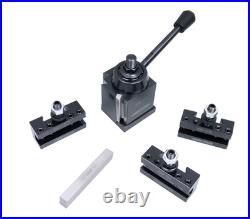 Axa 4 Pc Wedge Type Quick Change Tool Post Set for Lathe Swing 6'' 12'' with 1