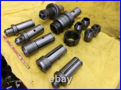 BEAVER TOOL USA 1-1/2 SHANK QUICK CHANGE TOOL HOLDER LOT morse face mill collet