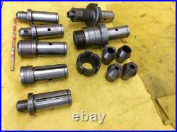 BEAVER TOOL USA 1-1/2 SHANK QUICK CHANGE TOOL HOLDER LOT morse face mill collet