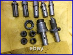 BEAVER TOOL USA 1-1/2 SHANK QUICK CHANGE TOOL HOLDER LOT morse face mill collet