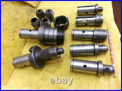 BEAVER TOOL USA 1-1/2 SHANK QUICK CHANGE TOOL HOLDER LOT morse face mill collet