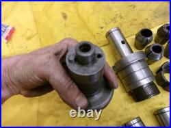 BEAVER TOOL USA 1-1/2 SHANK QUICK CHANGE TOOL HOLDER LOT morse face mill collet