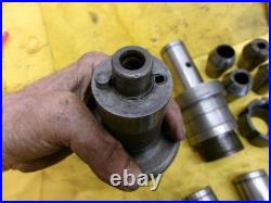 BEAVER TOOL USA 1-1/2 SHANK QUICK CHANGE TOOL HOLDER LOT morse face mill collet