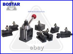 BOSTAR BXA 250-222 Wedge Type Tool Post, Tool Holder Set for Lathe10 15, 9PC BOSTAR BXA 250-222 Wedge Type Tool Post, Tool Holder Set for Lathe10 15, 9PC