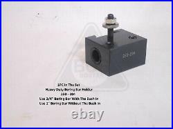BOSTAR BXA 250-222 Wedge Type Tool Post, Tool Holder Set for Lathe10 15, 9PC BOSTAR BXA 250-222 Wedge Type Tool Post, Tool Holder Set for Lathe10 15, 9PC