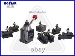 BOSTAR BXA 250-222 Wedge Type Tool Post, Tool Holder Set for Lathe10 15, 9PC BOSTAR BXA 250-222 Wedge Type Tool Post, Tool Holder Set for Lathe10 15, 9PC