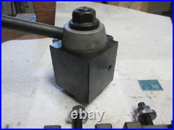 BXA 250-200 Import Quick Change Tool Post and 3x 250-202 (BXA-2) Holders