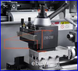 BXA 250-200 Series Quick Change Tool Post Set 8 Pc Holders Wedge Style Phase II