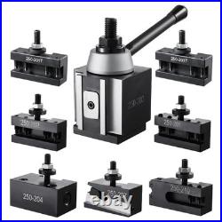 BXA 250-200 Series Quick Change Tool Post Set 8 Pc Holders Wedge Style Phase II