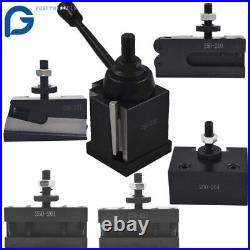 BXA 250-222 Wedge Tool Post Set CNC Quick Change Tool Post For Swing Dia 10-15 BXA 250-222 Wedge Tool Post Set CNC Quick Change Tool Post For Swing Dia 10-15