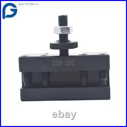 BXA 250-222 Wedge Tool Post Set CNC Quick Change Tool Post For Swing Dia 10-15 BXA 250-222 Wedge Tool Post Set CNC Quick Change Tool Post For Swing Dia 10-15