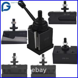 BXA 250-222 Wedge Tool Post Set CNC Quick Change Tool Post Swing Dia 10-15