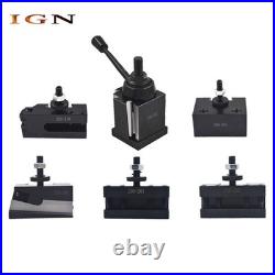 BXA 250-222 Wedge Type Quick Change Tool Post Holder 6Pcs 10-15 For Swing Dia