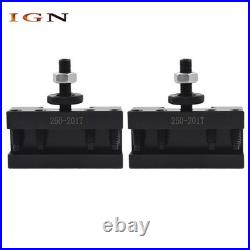BXA 250-222 Wedge Type Quick Change Tool Post Holder 6Pcs 10-15 For Swing Dia