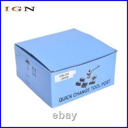 BXA 250-222 Wedge Type Quick Change Tool Post Holder 6Pcs 10-15 For Swing Dia