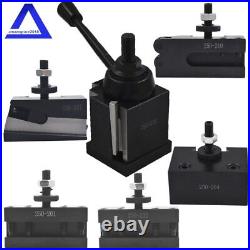 BXA 250-222 Wedge Type Quick Change Tool Post Holder 6Pcs Set Swing Dia 10 15 BXA 250-222 Wedge Type Quick Change Tool Post Holder 6Pcs Set Swing Dia 10 15