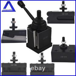 BXA 250-222 Wedge Type Quick Change Tool Post Holder 6Pcs Set Swing Dia 10 15