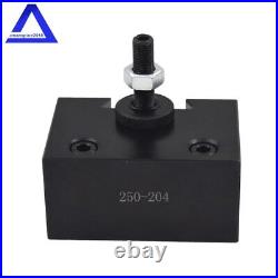 BXA 250-222 Wedge Type Quick Change Tool Post Holder 6Pcs Set Swing Dia 10 15 BXA 250-222 Wedge Type Quick Change Tool Post Holder 6Pcs Set Swing Dia 10 15
