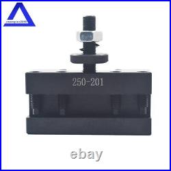 BXA 250-222 Wedge Type Quick Change Tool Post Holder 6Pcs Set Swing Dia 10 15 BXA 250-222 Wedge Type Quick Change Tool Post Holder 6Pcs Set Swing Dia 10 15