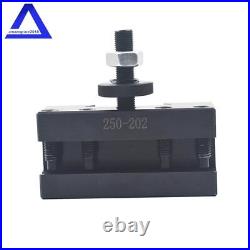 BXA 250-222 Wedge Type Quick Change Tool Post Holder 6Pcs Set Swing Dia 10 15 BXA 250-222 Wedge Type Quick Change Tool Post Holder 6Pcs Set Swing Dia 10 15