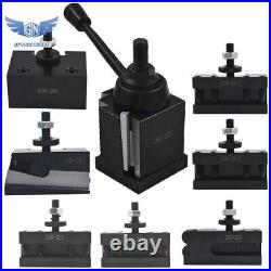 BXA 250-222 Wedge Type Tool Post For Lathe 10 15 With 7PC Tool Holders