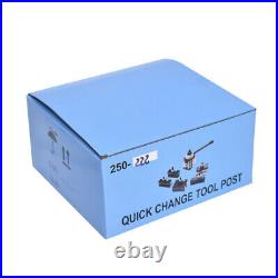 BXA 250-222 Wedge Type Tool Post For Lathe 10 15 With 7PC Tool Holders BXA 250-222 Wedge Type Tool Post For Lathe 10 15 With 7PC Tool Holders