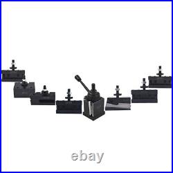 BXA 250-222 Wedge Type Tool Post For Lathe 10 15 With 7PC Tool Holders BXA 250-222 Wedge Type Tool Post For Lathe 10 15 With 7PC Tool Holders