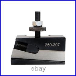 BXA 250-222 Wedge Type Tool Post For Lathe 10 15 With 7PC Tool Holders BXA 250-222 Wedge Type Tool Post For Lathe 10 15 With 7PC Tool Holders