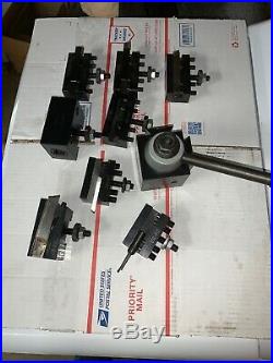 BXA Piston Tool Post Set Precision Quick Change Lathe Holder 200 Grizzly G0776