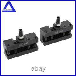 BXA Quick Change Tool Post Set 250-200 Tool Post Set Metal Lathe Swing 10 -15