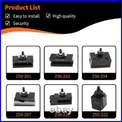 BXA Quick Change Tool Post Set Compatible with 250-222 Wedge Style Quick Chan